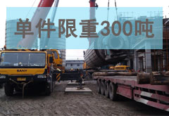 上至300噸重的設備包接包送