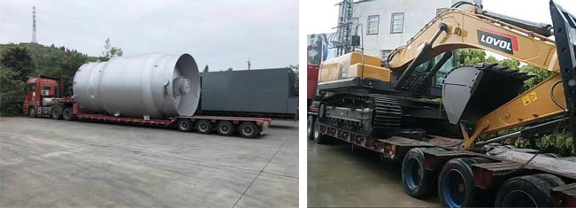 大型壓路機、挖掘機、裝載機、履帶吊等工程機械專用運輸車